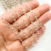Sterling Silver Smooth Oval Link Chain